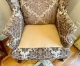 Wingback Upholstered Armchair - Lot (A)