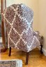 Wingback Upholstered Armchair - Lot (B)