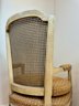 Caned Back French Style Armchair