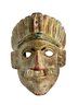 Antique Mexican Carved Wooden Mask