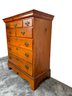 Beautiful New England 18th C. Chest Of Drawers On Stand