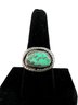 (2) Men's Sterling Silver (.925) & Turquoise Navajo Rings