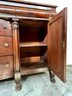 Late 18th C. Solid Mahogany Sideboard