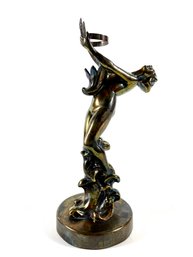 Art Deco Period Bronze Nude