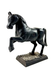 Cast Iron Rearing Horse Bank