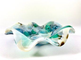 Fused Art Glass Bowl