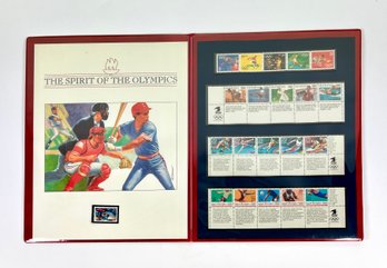 Stamps 'spirit Of The Olympics' Mint Set