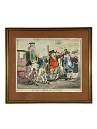 George Moutard Woodward Framed Color Etching