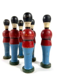 Antique Wooden Soldiers - Skittle Set