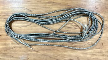 Braided Riata Rawhide & Leather Rope