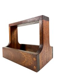 Antique Solid Mahogany Carry-all