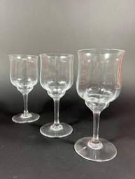 Baccarat Wine Glasses - Set Of 3