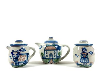 M.A. Hadley 3-piece Tea Set