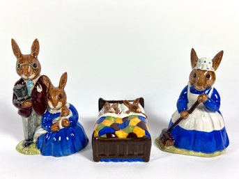 (3) Royal Doulton 'Bunnykins' Figurines
