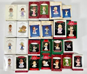 (25) Hallmark Keepsake 'mary's Angels' Ornaments - Original Boxes