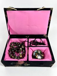 Cloisonne Jewelry Set In Box