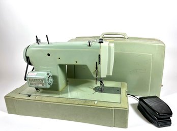 Vintage Green Kenmore Sewing Machine