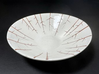 A Single Signed And Numbered Studio Pottery Bowl