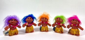 Grouping Of (5) Norfin Trolls