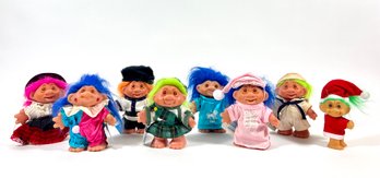 A Grouping Of (8) Vintage Norfin Trolls