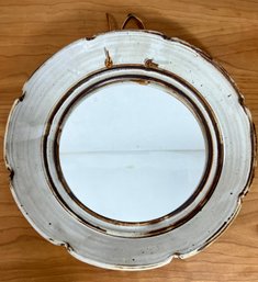 Hand-Thrown Pottery Mirror