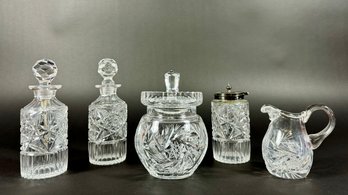 Grouping Of Antique Cut Glass