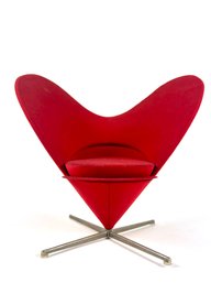 Verner Panton Miniature Heart Chair 'Vitra Museum Collection'