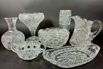 Grouping Of Antique Cut Glass