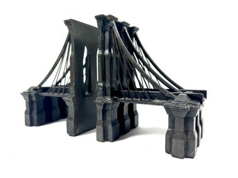 A Pair Of Heavy 'Bridge' Bookends By Restoration Hardware