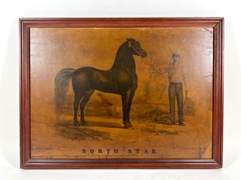 Framed Lithograph 'North Star' By W.H. Rease (1818-1893