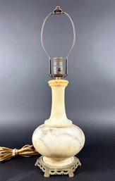 19th C. Marble Table Lamp