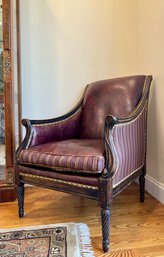 Embossed Leather Armchair