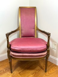 Antique Upholstered Armchair (B)