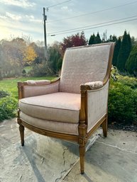 Louis XVI Style Upholstered Armchair (B)