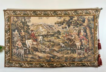 Large Tapestry After Cesare Detti 'The Hunting Party'