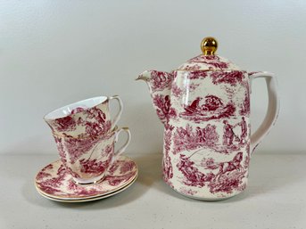 Royale Garden Staffordshire Tea Set