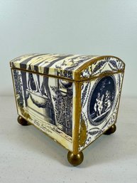 Decorated Wooden Trinket Box
