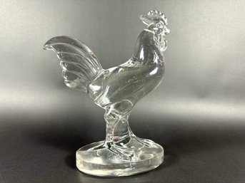 Vintage 'Paden City' Glass Rooster