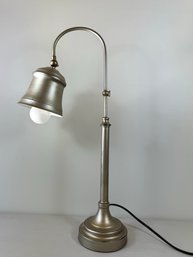 Brushed Metal Articulating Table Lamp (A)