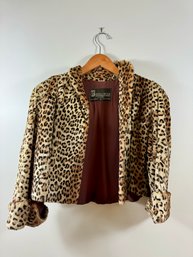 Vintage Kresel & Wolf Leopard Print Jacket