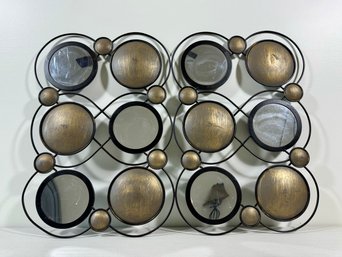 Decorative Metal Mirrored Wall Hanging