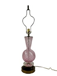 Barovier & Toso Murano Blown Lamp (A)