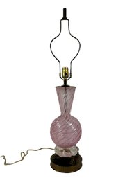 Barovier & Toso Murano Blown Lamp (B)