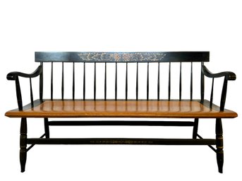 5 Ft Long Solid Maple Hitchcock Bench