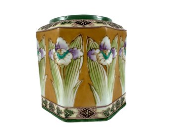 Art Nouveau Hand-Painted Vase