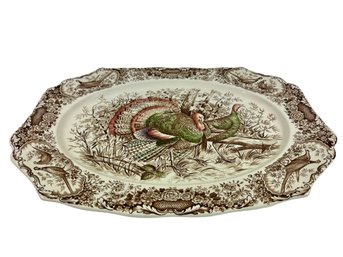 Antique English Windsor Ware 20 Inch Turkey Platter