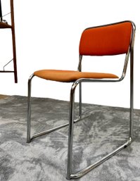 Italian Chrome Chair By Otto Gerdau Co.