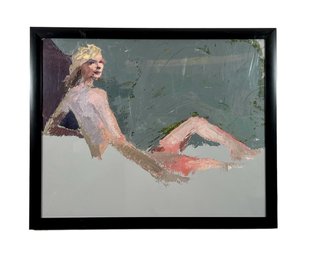 Framed Original Impressionist Oil Painting - Unsigned