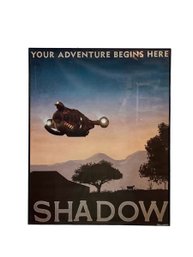 Futuristic Framed Poster 'Shadow'