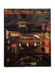 Futuristic Framed Poster 'Beaumonde'